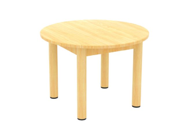 幼儿园家具实木制圆桌HX4203D