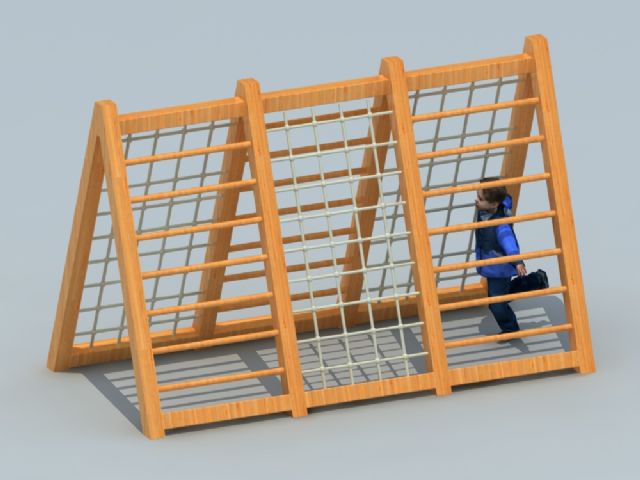 幼儿园户外实木制大型攀爬架组合架游乐设备玩具 HX1301L