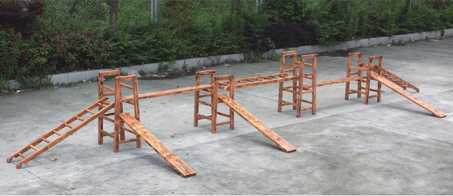 幼儿园实木制大型游乐设备攀爬梯架组合玩具 HX1301U