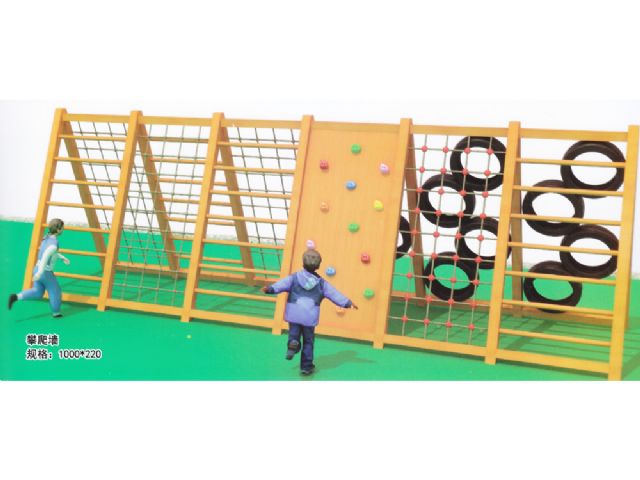 幼儿园户外大型实木制游乐设备玩具攀爬架组合 HX1301G